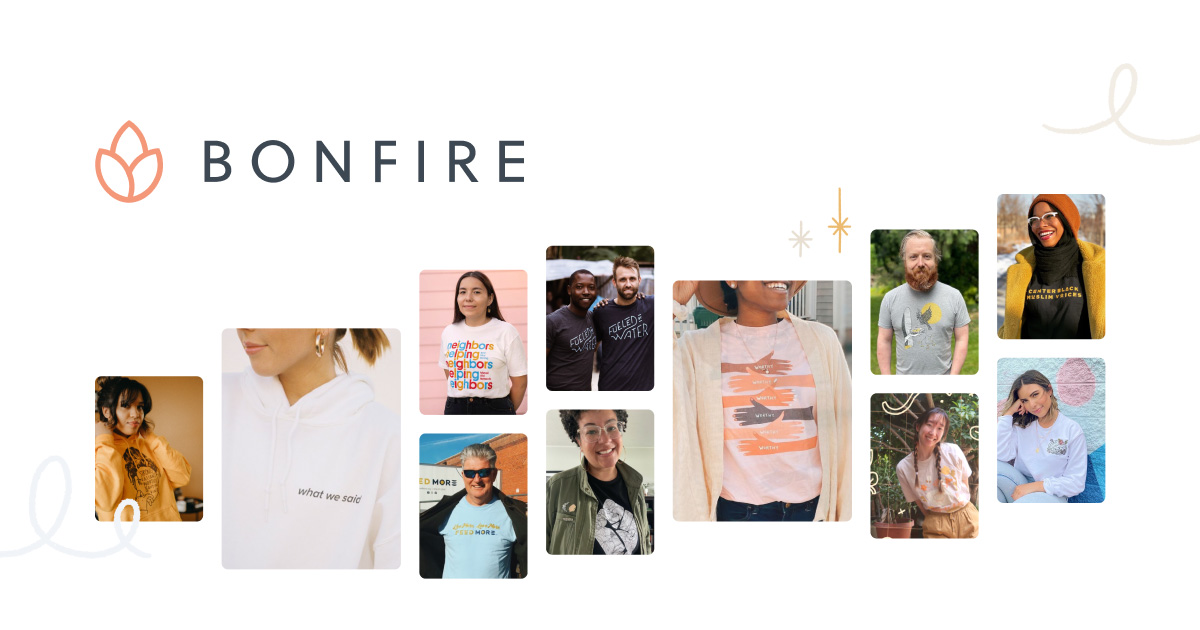 Bonfire - Design your own shirt on material you'll love